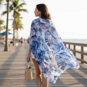 LA BLANCA Rod Beattie Sheer Beach Sarong